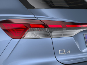 Audi Q4 E-tron S-line 2022 Model 3D