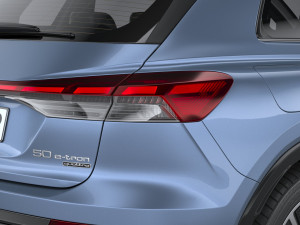 Audi Q4 E-tron S-line 2022 Model 3D