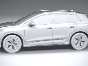 Audi Q4 E-tron S-line 2022 Model 3D