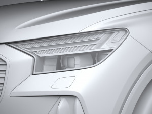 Audi Q4 E-tron S-line 2022 Model 3D