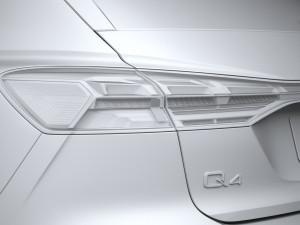 Audi Q4 E-tron S-line 2022 Model 3D