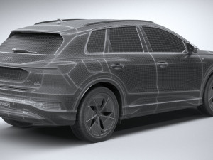 Audi Q4 E-tron S-line 2022 Model 3D