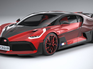 Bugatti Divo Lady Bug 2020 Model 3D