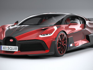 Bugatti Divo Lady Bug 2020 Model 3D