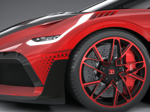 Bugatti Divo Lady Bug 2020 Model 3D