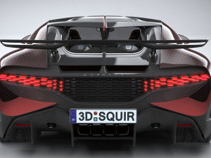 Bugatti Divo Lady Bug 2020 Model 3D