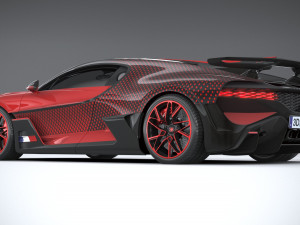 Bugatti Divo Lady Bug 2020 Model 3D