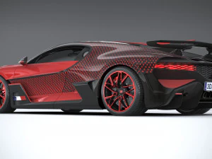 Bugatti Divo Lady Bug 2020 3D Model