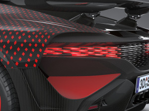 Bugatti Divo Lady Bug 2020 Model 3D