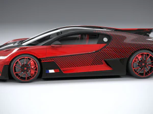 Bugatti Divo Lady Bug 2020 3D Model