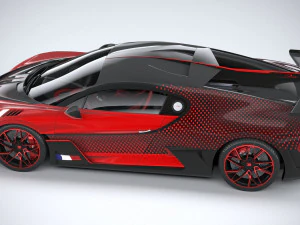 Bugatti Divo Lady Bug 2020 3D Model