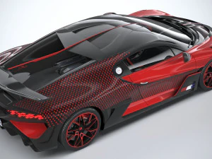 Bugatti Divo Lady Bug 2020 3D Model