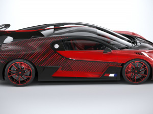 Bugatti Divo Lady Bug 2020 Model 3D