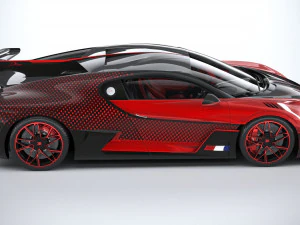 Bugatti Divo Lady Bug 2020 3D Model