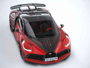 Bugatti Divo Lady Bug 2020 Model 3D