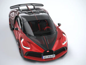 Bugatti Divo Lady Bug 2020 3D Model
