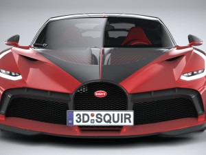 Bugatti Divo Lady Bug 2020 Model 3D