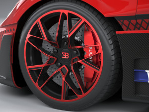 Bugatti Divo Lady Bug 2020 Model 3D