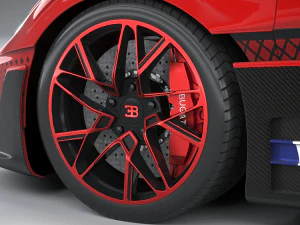 Bugatti Divo Lady Bug 2020 3D Model