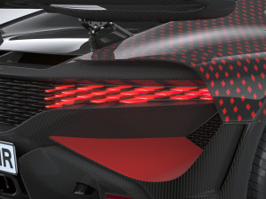 Bugatti Divo Lady Bug 2020 Model 3D