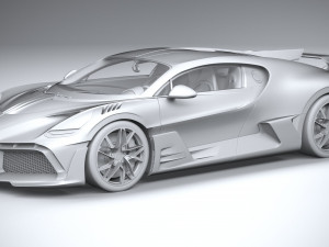 Bugatti Divo Lady Bug 2020 Model 3D