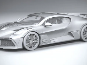 Bugatti Divo Lady Bug 2020 3D Model