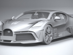 Bugatti Divo Lady Bug 2020 Model 3D