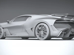 Bugatti Divo Lady Bug 2020 3D Model