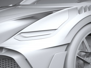 Bugatti Divo Lady Bug 2020 Model 3D
