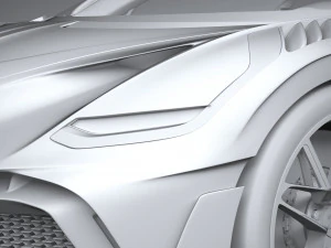 Bugatti Divo Lady Bug 2020 3D Model