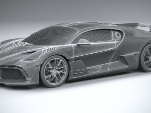 Bugatti Divo Lady Bug 2020 Model 3D