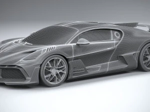 Bugatti Divo Lady Bug 2020 3D Model