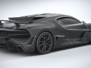Bugatti Divo Lady Bug 2020 Model 3D