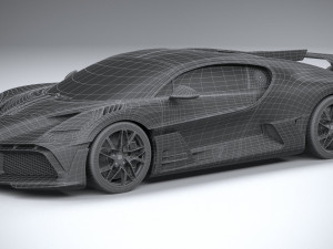 Bugatti Divo Lady Bug 2020 Model 3D