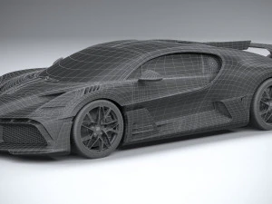 Bugatti Divo Lady Bug 2020 3D Model