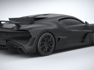 Bugatti Divo Lady Bug 2020 Model 3D