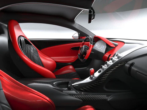 Bugatti Divo Lady Bug 2020 3D Model