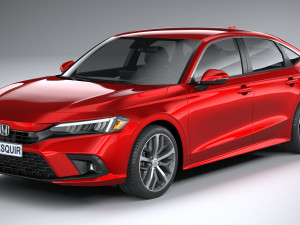 Honda Civic Sedan 2022 Modelo 3D