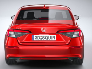 Honda Civic Sedan 2022 Modelo 3D