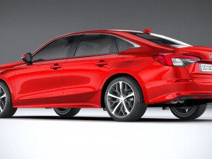 Honda Civic Sedan 2022 Modelo 3D