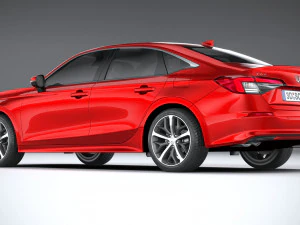 Honda Civic Sedan 2022 3D Model