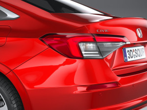 Honda Civic Sedan 2022 Modelo 3D