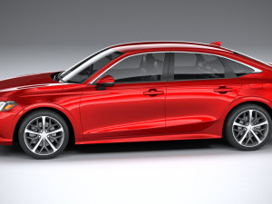 Honda Civic Sedan 2022 Modelo 3D