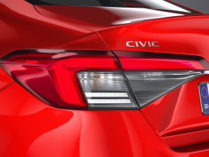 Honda Civic Sedan 2022 Modelo 3D