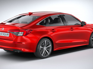 Honda Civic Sedan 2022 Modelo 3D