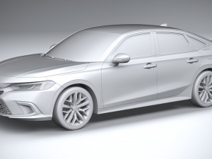 Honda Civic Sedan 2022 Modelo 3D