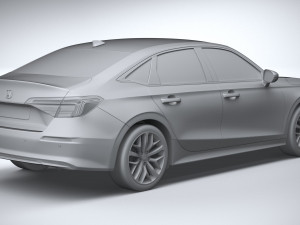 Honda Civic Sedan 2022 Modelo 3D