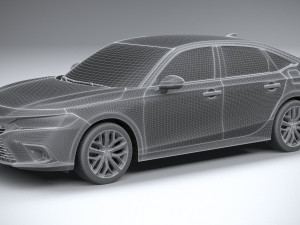 Honda Civic Sedan 2022 Modelo 3D
