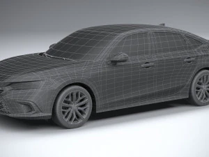 Honda Civic Sedan 2022 3D Model