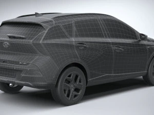 Hyundai Bayon 2022 3D Model